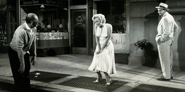 Billy-Wilder-Marilyn-Monroe-and-Tom-Ewell-on-set-of-The-Seven-Year-Itch