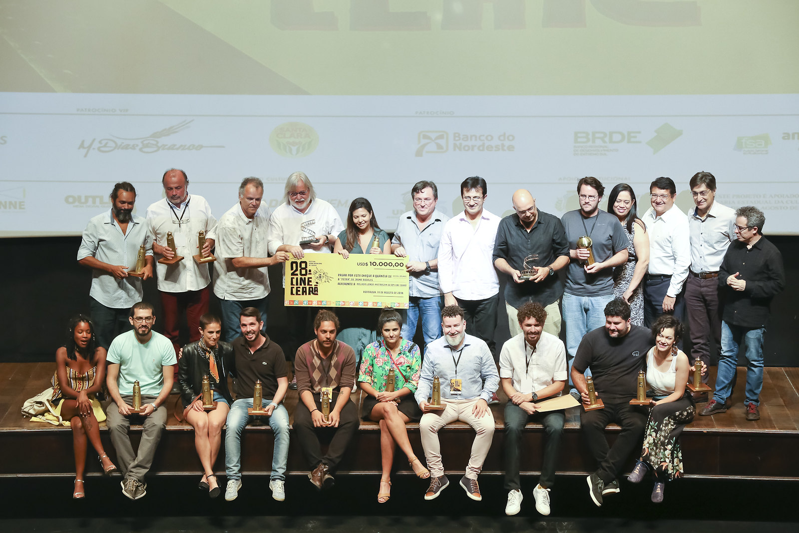 Premiados da edição de 2018 do Cine Ceará | Foto: Thiago Gaspar